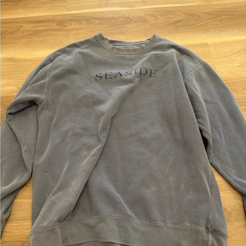 Blue Seaside Crewneck